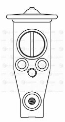 Клапан расш. кондиционера (ТРВ) для а/м Opel Corsa D (06-)