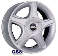 Колесный диск Asa GS8 4.5x14/4x100 D57.1 ET45 серебро