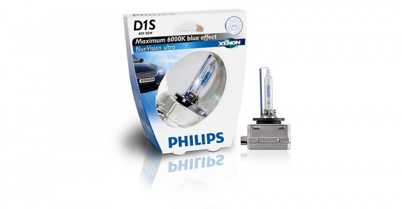 Лампа ксенон D1S 85415 BlueVision Ultra