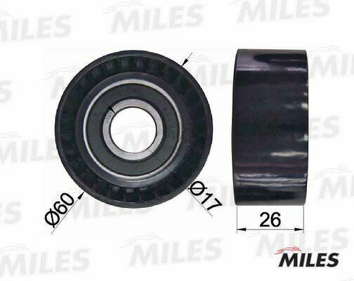 Ролик ремня приводного, MILES, AG03015