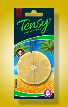 Ароматизатор Tensy 3D картон (Лимон) 30шт./блок, TX03