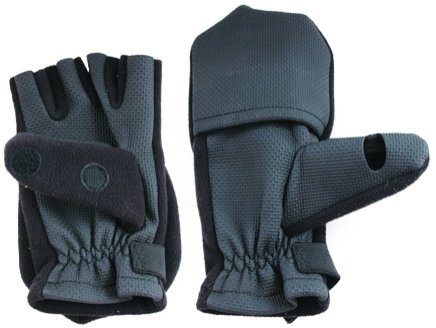 Перчатки-варежки Следопыт зимние, прорезиненные, черные, размер XL, PFGTW02