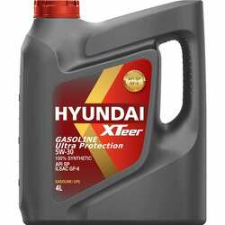 Hyundai xteer gasoline ultra protection 5w-30 (4l)_масло моторн.! синт.\ api sp, ilsac gf-5, gf-6