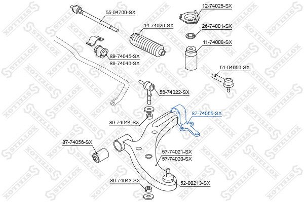 Сайлентблок рычага зад. Nissan Almera N16 00>