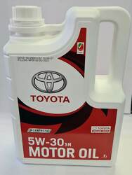 Масло моторное синтетическое toyota "motor oil sn 5w30" 4 литра
