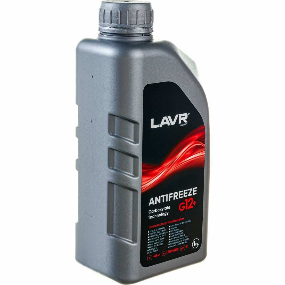 Охлаждающая жидкость Antifreeze G12+ -45°С, 1 КГ