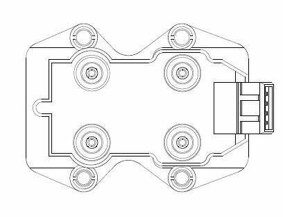 КАТУШКА ЗАЖИГАНИЯ ДЛЯ А/М OPEL VECTRA B (95-) 1.8I (SC 2131)