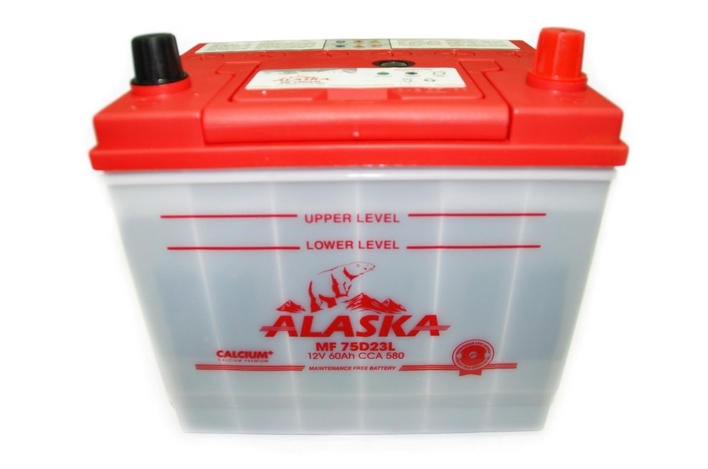 Аккумулятор alaska mf 60 l 75d23 calcium +