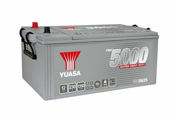 YBX5625_Аккумулятор Yuasa YBX5000 Super Heavy Duty виброустойчивый 230 А/ч 1350 А размер 516x274x236