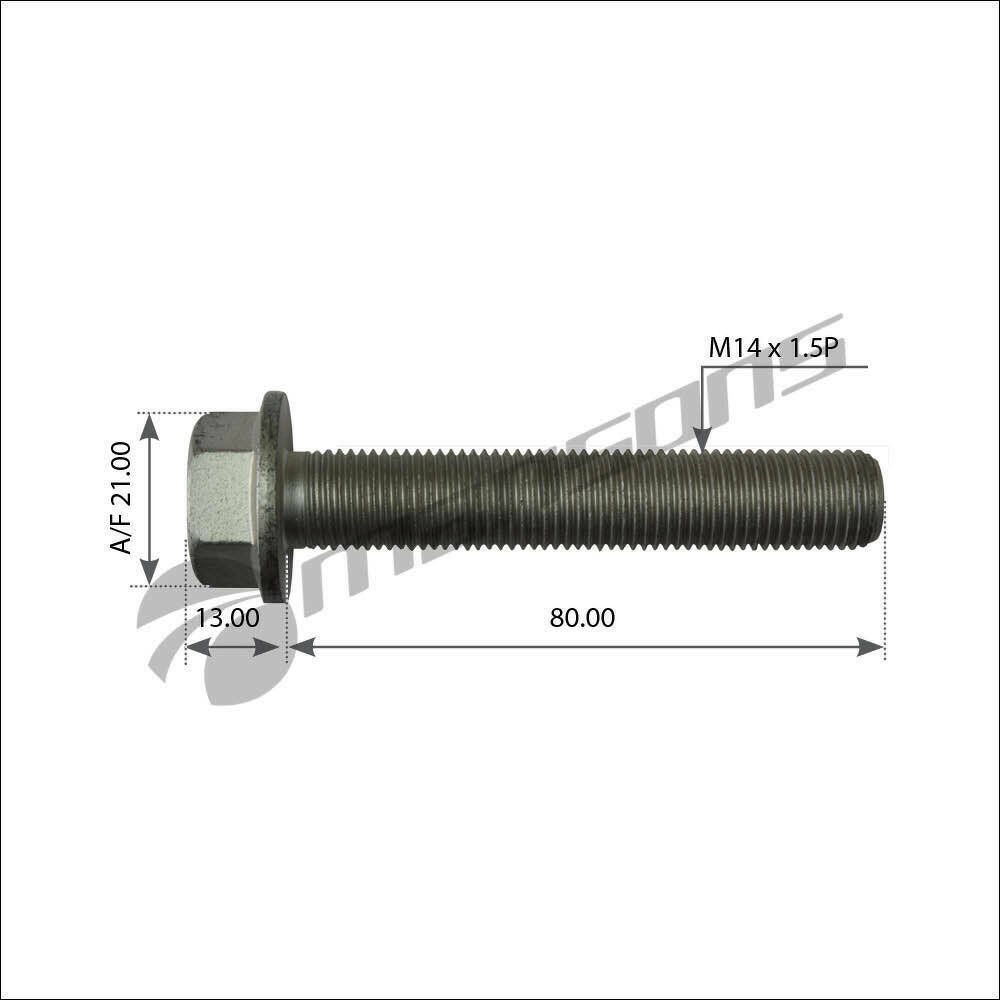 БОЛТ M14X1,5 X 80 - 10.9