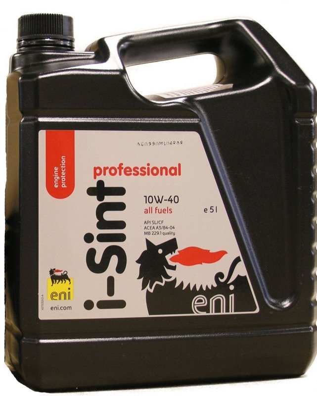 Моторное масло ENI I-Sint professional, 10W-40, 5л, 8003699008564