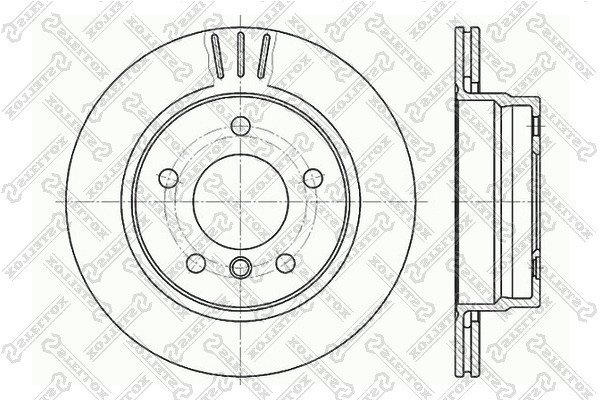 Диск тормозной задний BMW E36/E46 1.6-2.0D M47/M50/M52 98>