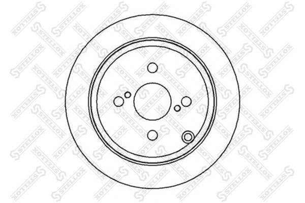 Диск тормозной задний Toyota Corolla 1.4/1.6 01>