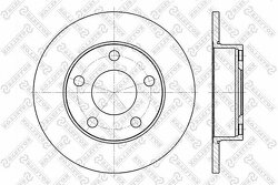 Диск тормозной задний Audi 100/200/A8 1.8-2.8 84-97