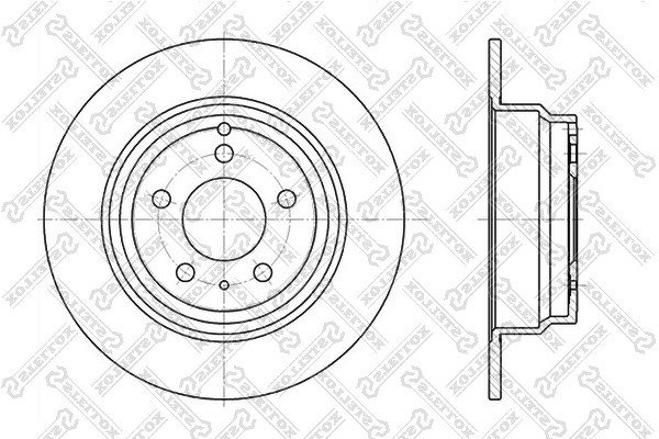 Диск тормозной задний Volvo 850/C70/S70/V70 2.0-3.0 94>