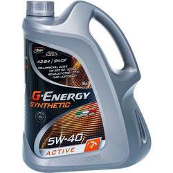 Масло g-energy syntheticactive 5w-40 5л#