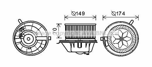 RF1221_Вентилятор отопителя