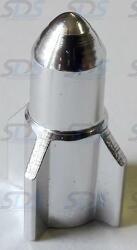 Колпачки на вентиль KNV 012-1, "Ракета сер.", серебряный