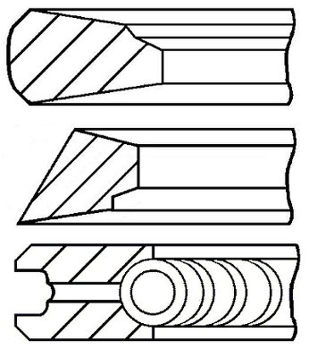 Комплект поршневых колец