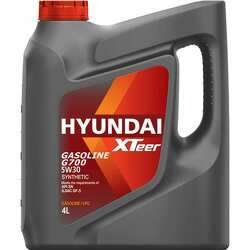 Hyundai xteer gasoline g700 5w-30 (4l)_масло моторн.! синт.\ api sp, ilsac gf-5, gf-6