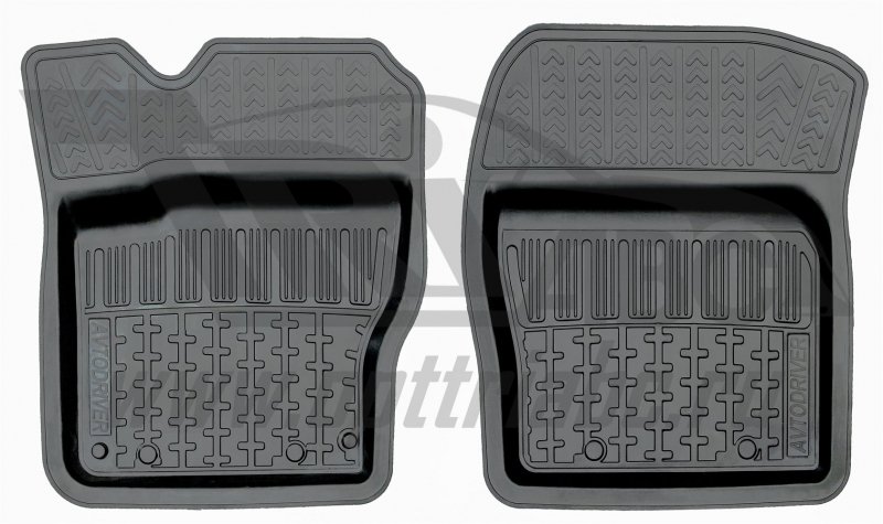Коврики салона резиновые с бортиком для Ford Focus III(2011-) (2 передних), ADRPRO0182