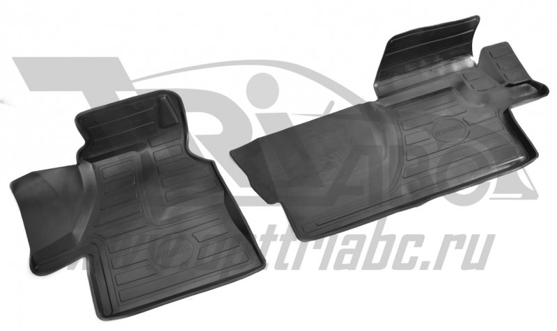 Коврики салона резиновые с бортиком для Mercedez-Benz Sprinter Classic (2013-) (2 передних), ADRAVG1