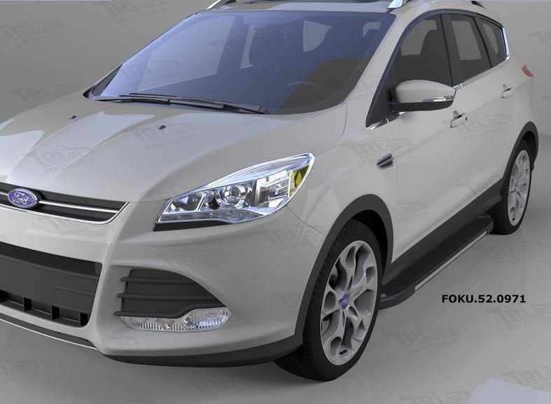 Пороги алюминиевые (Onyx) Ford Kuga (2013-), FOKU520971