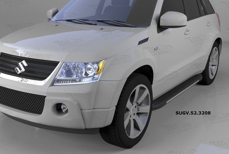 Пороги алюминиевые (Onyx) Suzuki Grand Vitara (2006-2010-), SUGV523208
