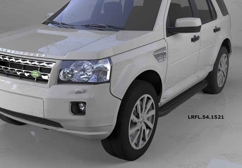 Пороги алюминиевые (Sapphire Black) Land Rover Freelander 2 (2008-), LRFL541521