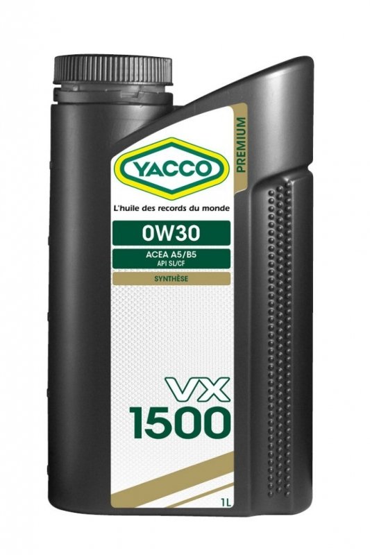 Масло моторное YACCO VX 1500 синт. 0W30 ,SL/CF (1 л)