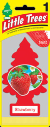 Ароматизатор подвесной пластина LITTLE TREES ёлочка ''Клубника'' (Strawberry)