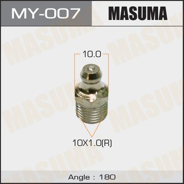 Тавотница M10 x1-180` MASUMA MY-007