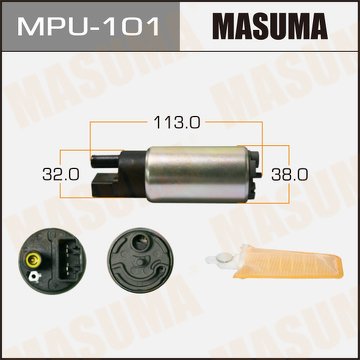 Насос топливный 100L/h, 3kg/cm2, сетка MPU-002