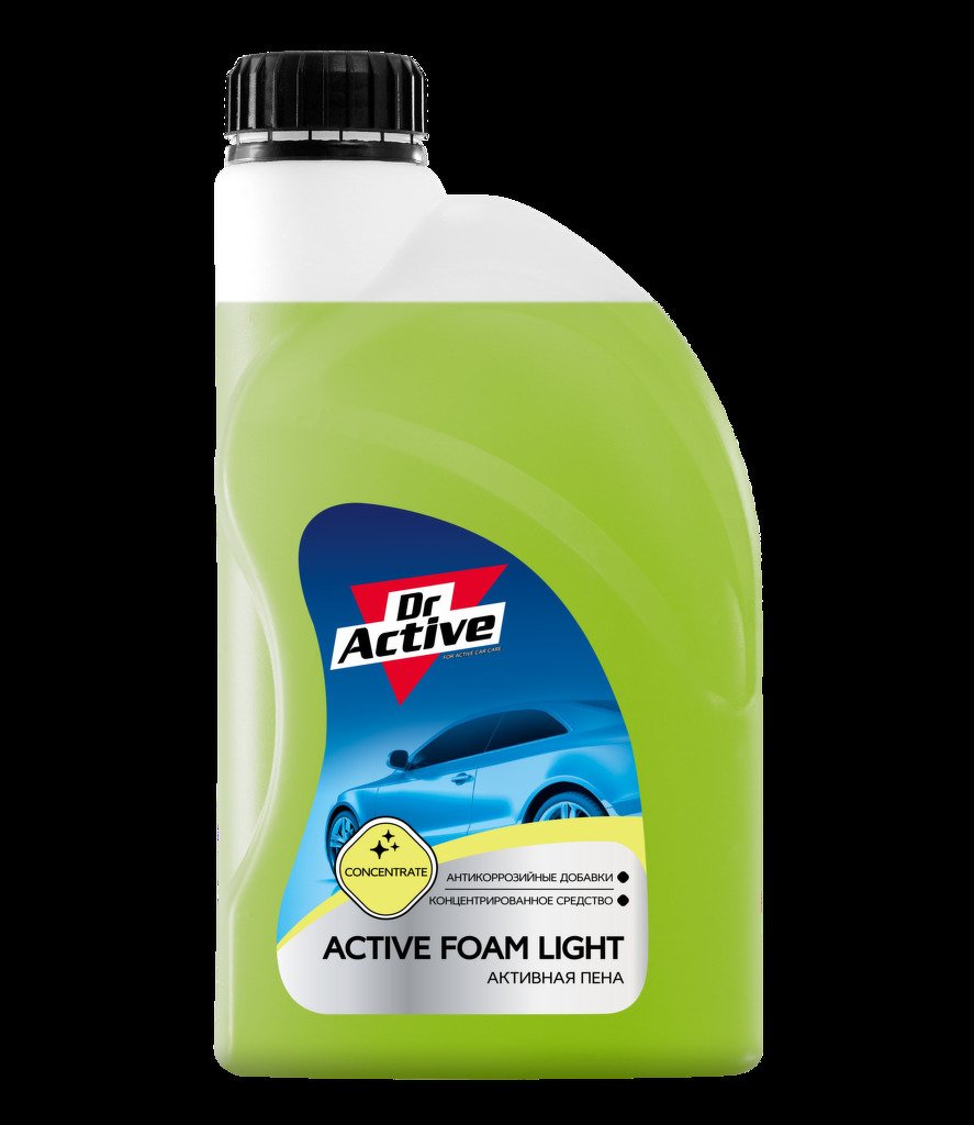 Автошампунь для б/мойки Sintec dr.activ активная пена active foam light 1 л