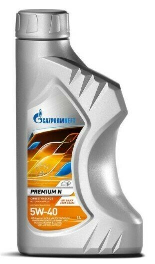 Моторное масло Gazpromneft Premium N 5W-40 1л, GAZPROMNEFT, 2389900143