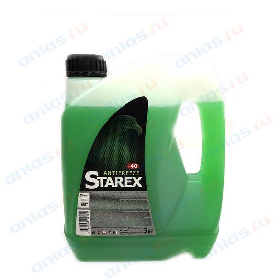 Антифриз Starex green -40 3кг (Север)