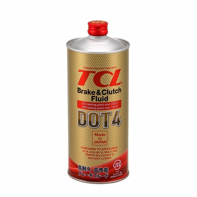 Тормозная жидкость tclDOT 4, 1л арт. 00833
