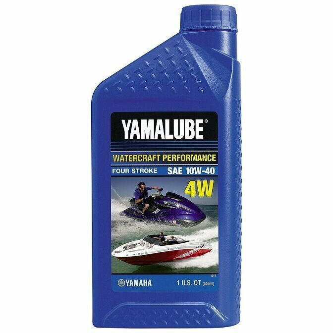 Моторное масло yamalube 4w 10w-40 watercraft mineral oil (0,946 л)