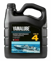 90790bs45200_масло yamalube 4 sae 10w-40 api sj marine mineral oil (4 л)