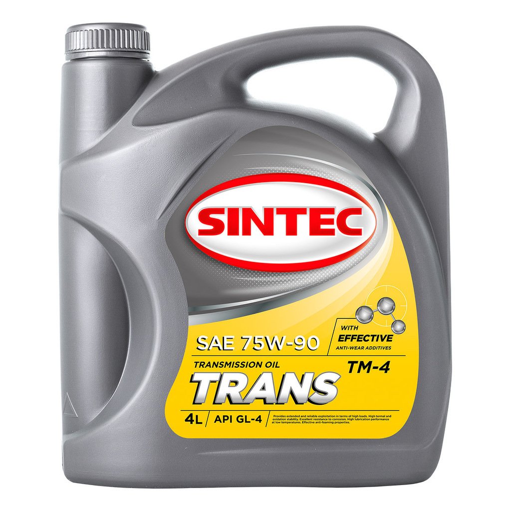 Масло трансмиссионное Sintec Trans 75W-90 GL-4 4л