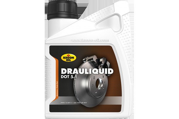 Жидкость тормозная DOT 5.1, "Drauliquid", 0.5л