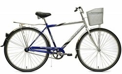 Велосипед 28 дорожный stels navigator 300 gent (2018) количество скоростей 1 рама сталь 20 с корзино