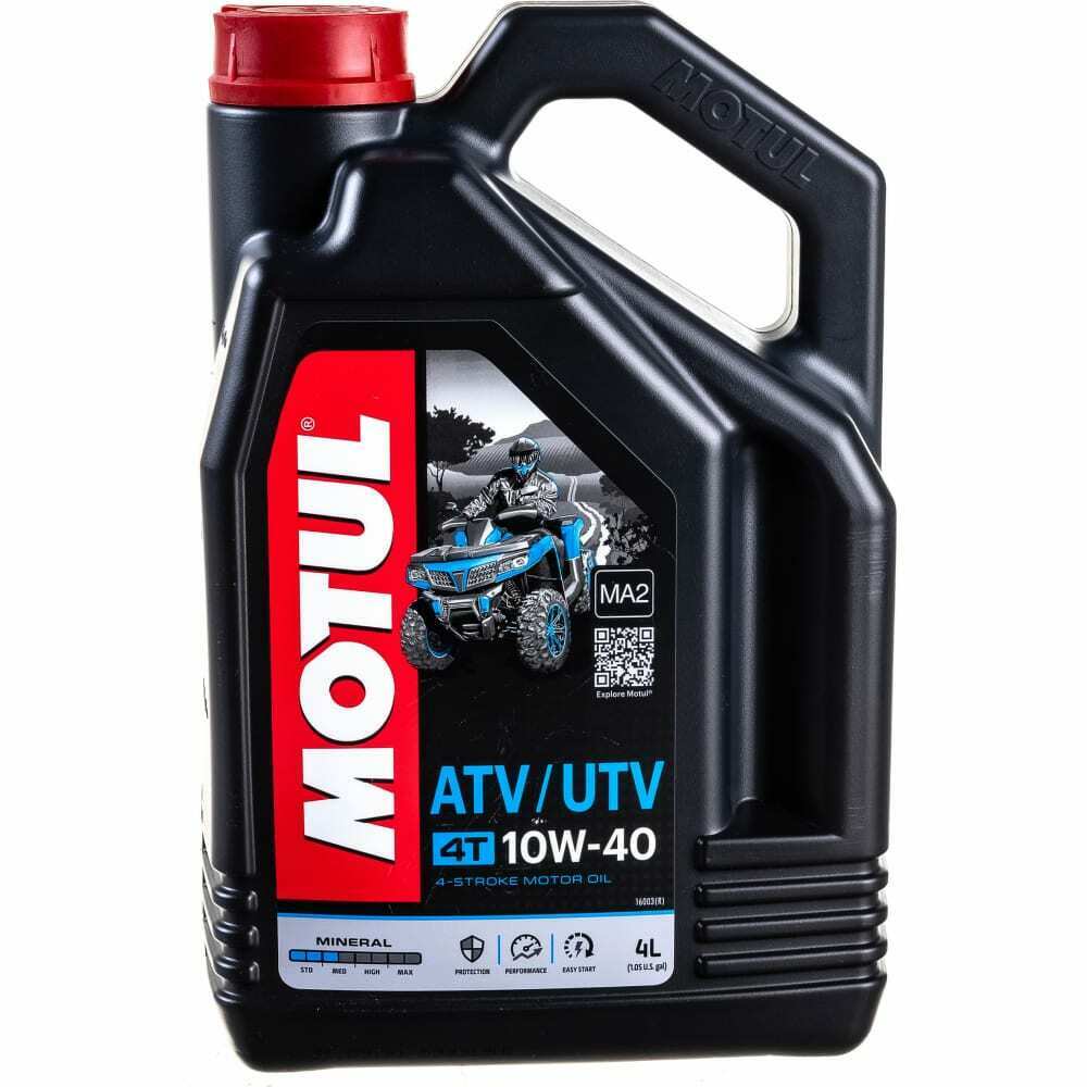 Motul 10w-40 atv-utv 4t motoroil (4l)_(минер) масло моторное для квадроциклов api sl sj jaso ma