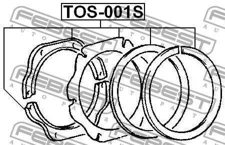 Ремкомплект сальников поворотного кулака TOYOTA LAND CRUISER 100 FZJ10#,HDJ100,HZJ105,UZJ100 1998.01-2007.09 GR