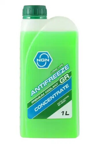 Жидкость охлаждающая NGN GR (GREEN) ANTIFREEZE 1L, 1л