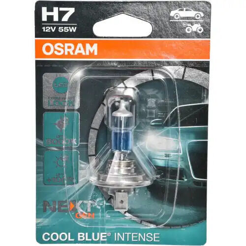 64210CBN-01B_лампа COOL BLUE INTENSE AM HAL! 1шт. (H7) 55W 12V PX26D 10X1 QR2B 5000К