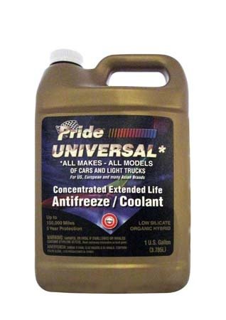 Антифриз концентрированный, синий PRIDE Universal Gold Extended Life Antifreeze & Coolant (3,785л)