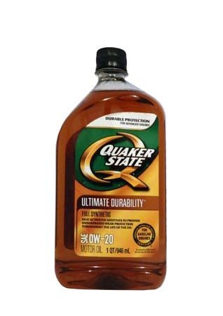 Моторное масло QUAKER STATE Ultimate Durability SAE 0W-20 (0,946л)**