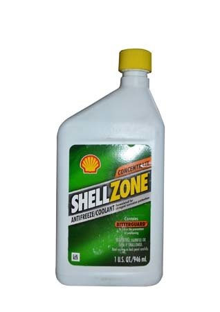 Антифриз концентрированный, зеленый SHELL Zone Antifreeze/Coolant (Conventional) (0,946л)