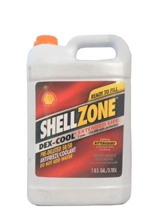 Антифриз готовый к прим. оранжевый SHELL Zone Dexcool Extended Life Antifreeze/Coolant Pre-Diluted 5